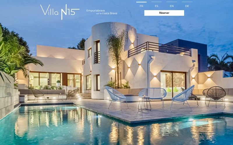 Página de inicio de Villa N15